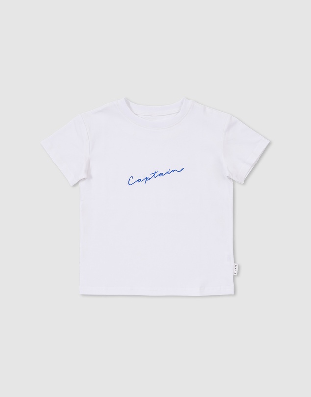 Olive & The Captain - Captain Everyday Tee - White