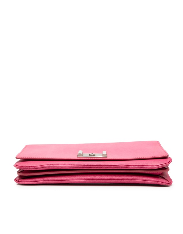 Pre-Loved by Azura Reborn - Pre-Loved Saffiano Lux Lock Chain Flap
