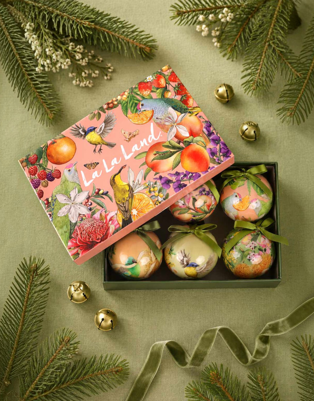 La La Land - Bountiful Harvest Christmas Bauble Set