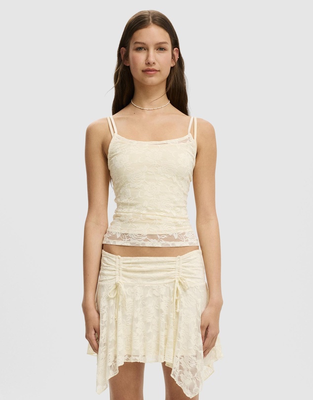 Cotton On - Lace Scoop Cami
