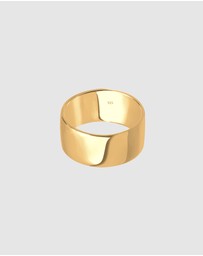 Elli Jewelry - Ring Stacking 925 Sterling Silver Gold-Plated