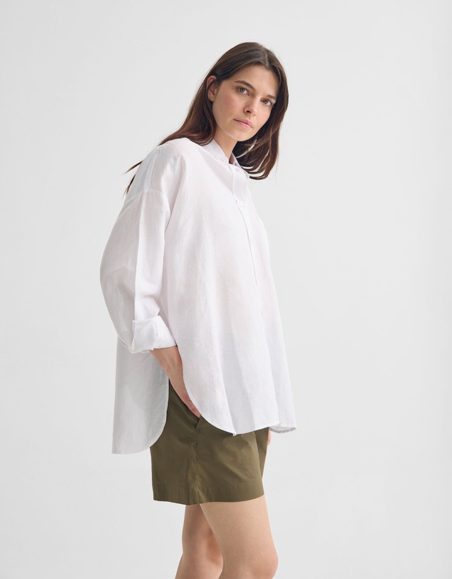Oxford - Erika Washed Casual Linen Shirt