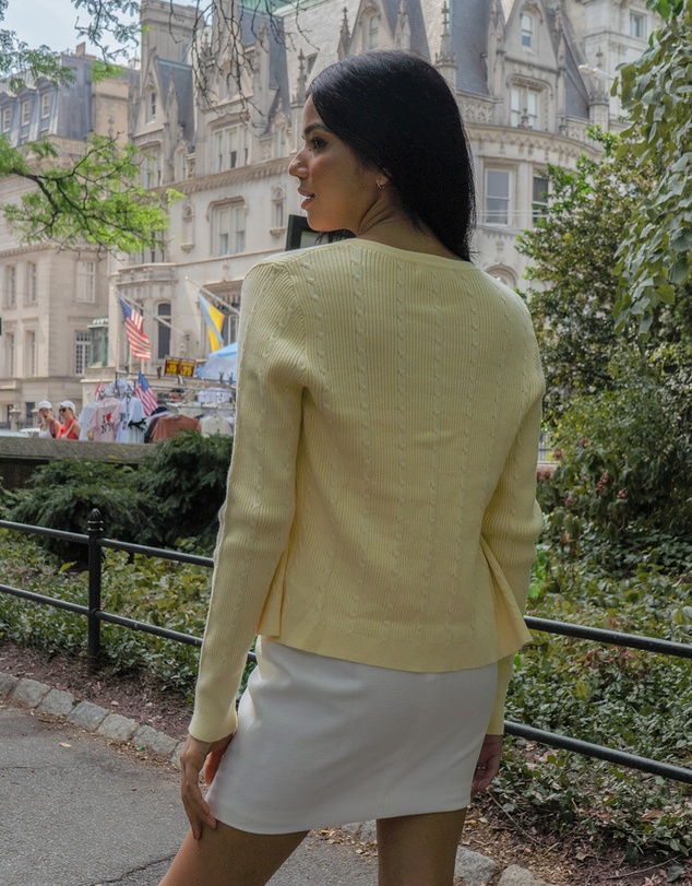 Lydan The Label - Cable Knit Cardigan