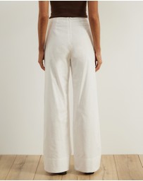 Atmos&Here - Nima Linen Blend Tailored Pants