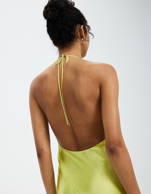 Third Form - Crush Bias Halter Dress