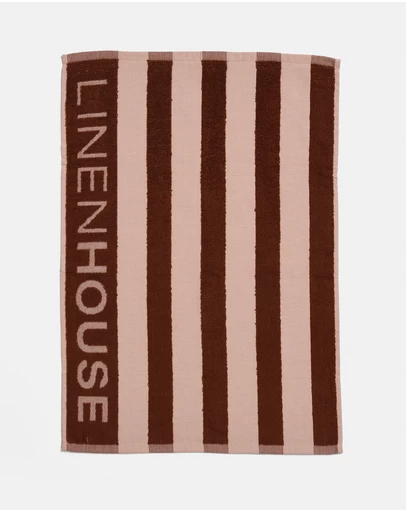 Linen House - Linen House Logo Stripe Tea Towel