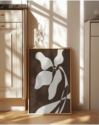 Olive et Oriel - Muted Petals No 5 by Shatha Al Dafai Art Print