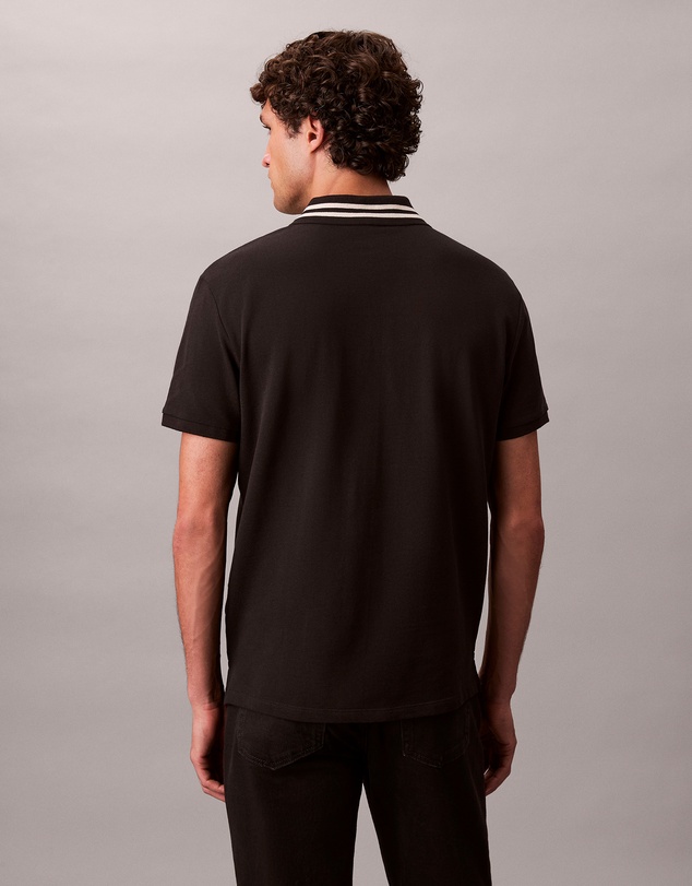 Calvin Klein Jeans - Casual Pique Classic Tipped Polo Shirt