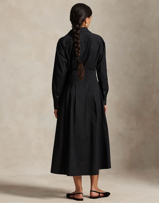 Polo Ralph Lauren - Pleated Cotton Shirtdress