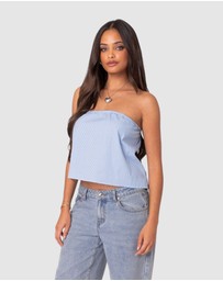 EDIKTED - Toby Striped Tube Top