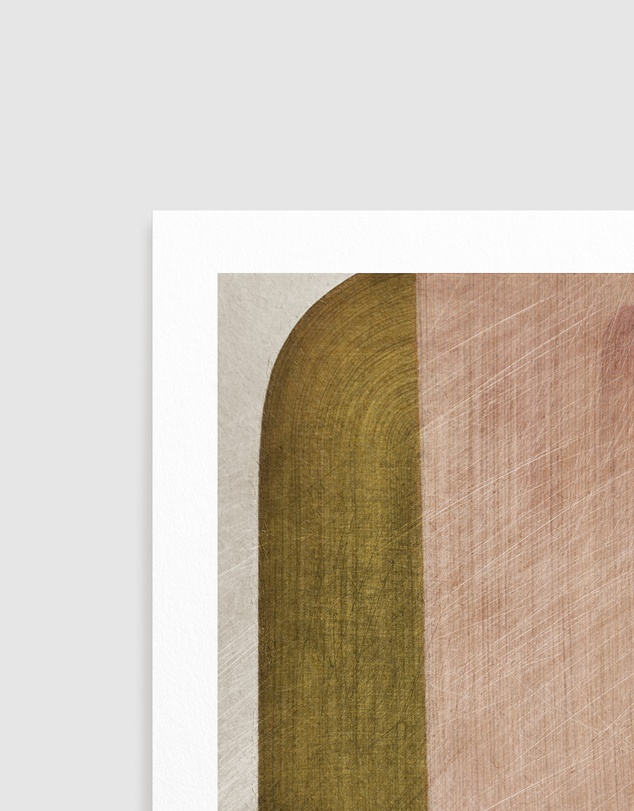 Olive et Oriel - Metal Brushs No2 by Alma Art Print