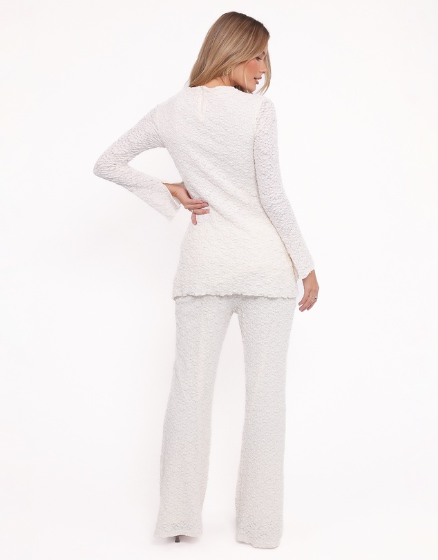 Petal & Pup - Gracie Lace Pant Set - Cream