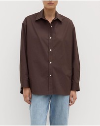 Assembly Label - Marigold Poplin Long Sleeve Shirt