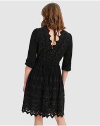 Belle & Bloom - Sweet Talk Eyelet Mini Dress