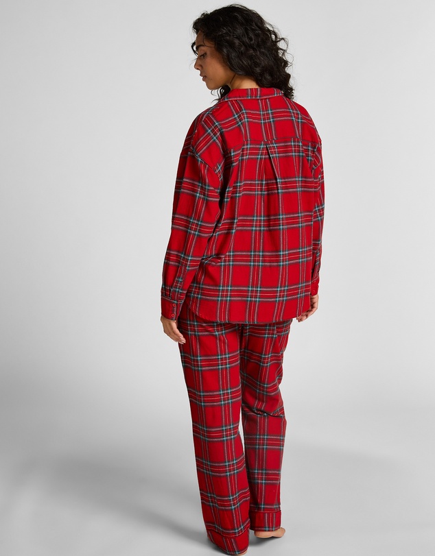 Hunkemoller - PJ LS Flannel Twill Check