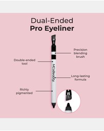 MCoBeauty - Dual-Ended Pro Pencil Eyeliner - Black