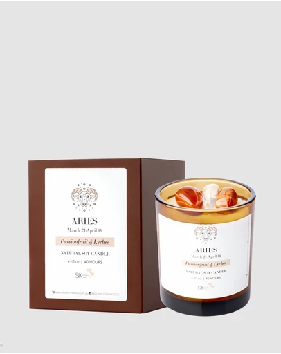 Silk Oil of Morocco - Aries Amber Natural Soy Candle