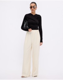 Minima Esenciales - Isra Cotton Twill Tailored Pants