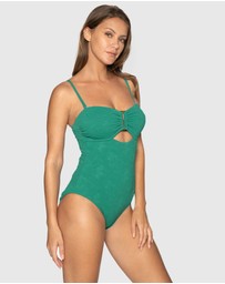 Nip Tuck Swim - Green Amelius Greta One Piece
