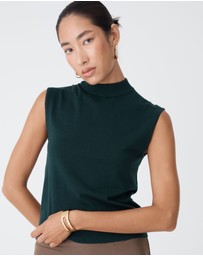 Forcast - Dina Mock Neck Knit Top