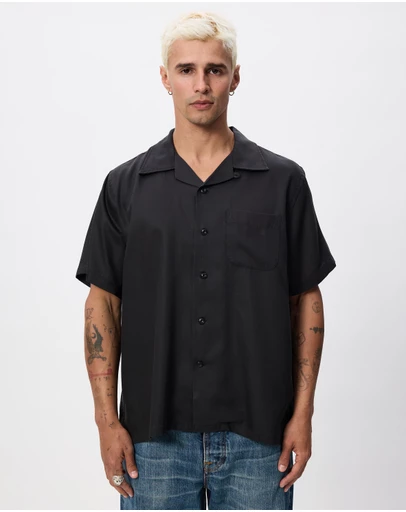 Nudie Jeans - Arthur Bowling Shirt Safety Pin