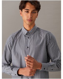 Calvin Klein - Poplin Stretch Striped Shirt