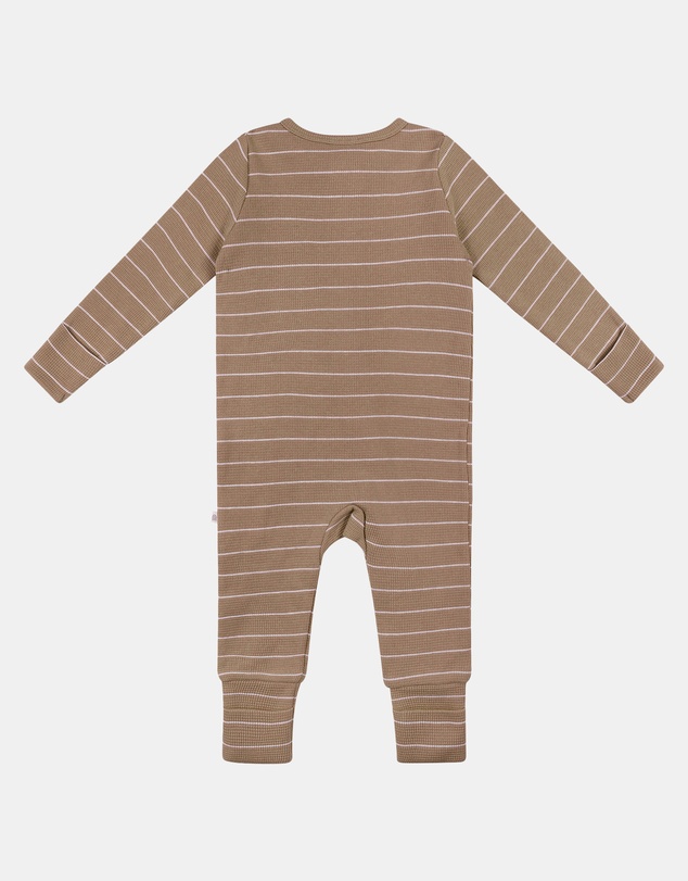 Kynd Baby - Organic Cotton Waffle in Neutral Stripe