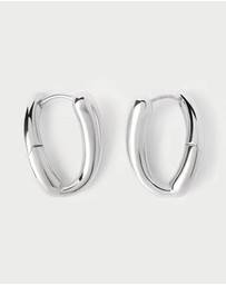 PDPAOLA - Helix Silver Hoop Earrings