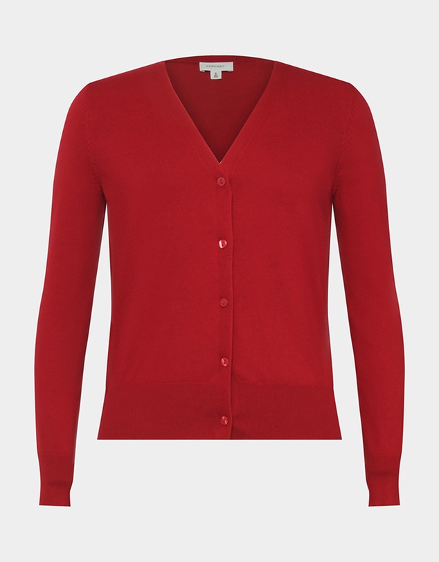 Forcast - Nicolette V-Neck Knit Cardigan