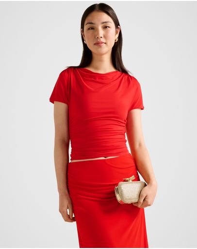 Bright Red Co-ord
