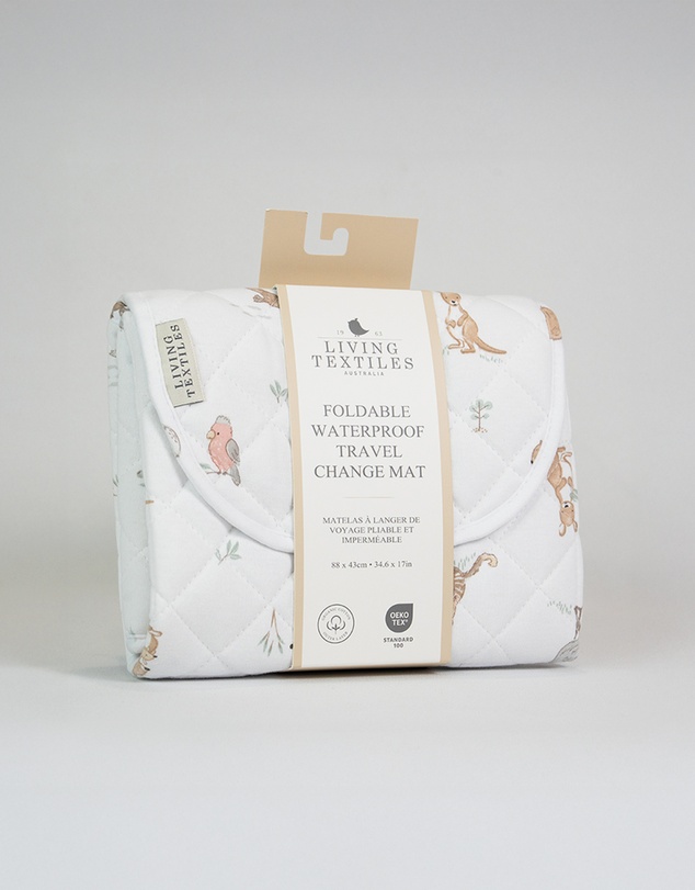 Living Textiles - Waterproof Travel Change Mat - Australiana