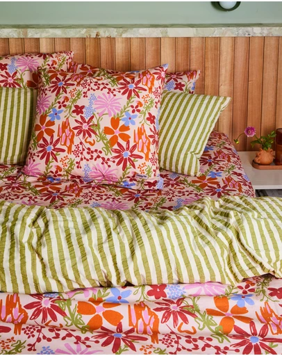 Mosey Me - Winter Garden Euro Pillowcase Set