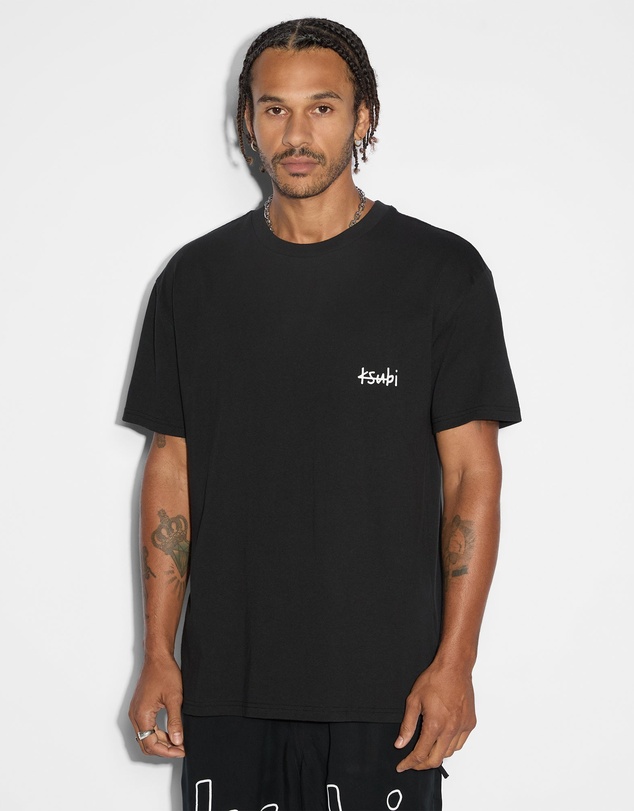Ksubi - All Day Biggie Ss Tee Jet Black