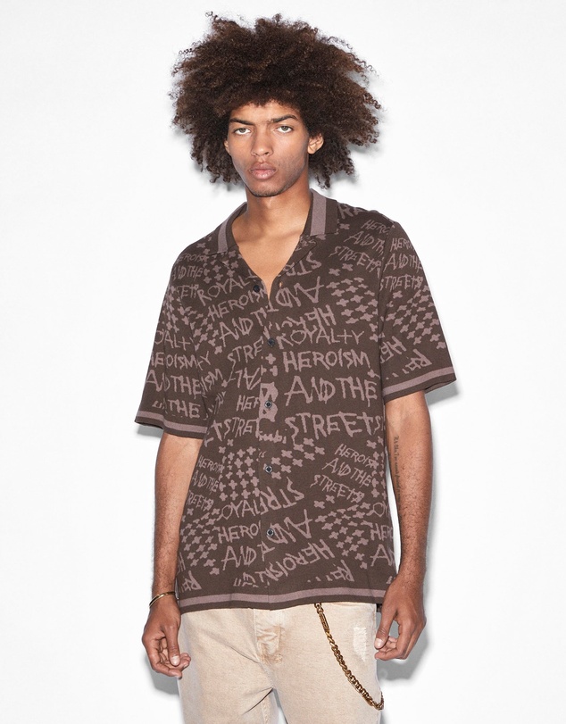 Ksubi - Heroism Knit Resort Ss Shirt Java