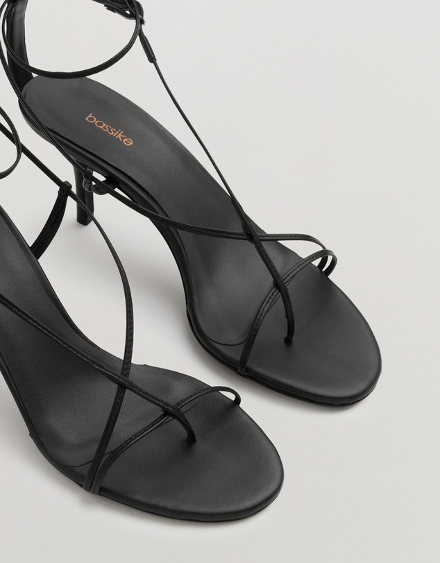Bassike - fine strap heel