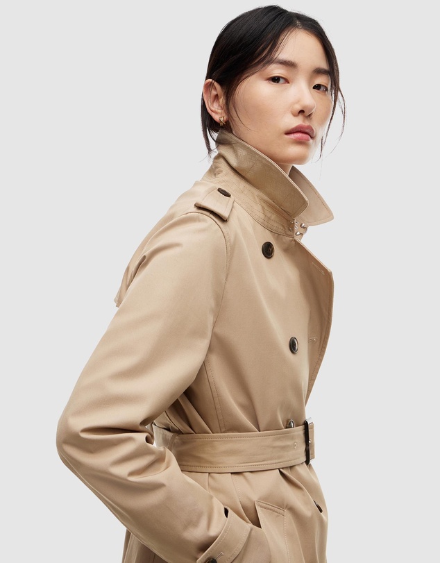Tommy Hilfiger - Buckle Belt Double Breasted Trench Coat