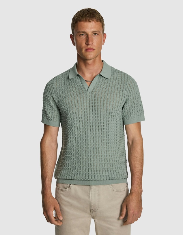 yd. - Ned Knitted Polo Shirt