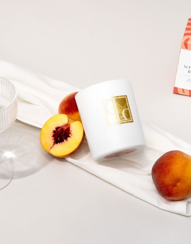 Caitlin Louise Collection - White Peach Blossom Candle