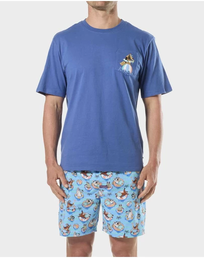 Mitch Dowd - Mitchdowd Mens Fun Summer Sleepwear Set