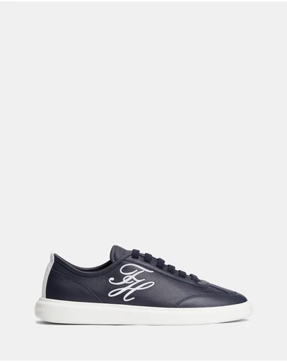 Tommy Hilfiger - TH Icon Court Script Premium Trainers - Women's