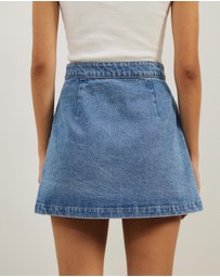 Atmos&Here - Petra Denim Wrap Mini Skirt