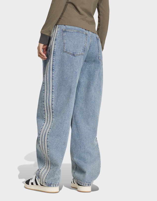 adidas Originals - HIGH RISE BARREL LEG DENIM PANT Womens