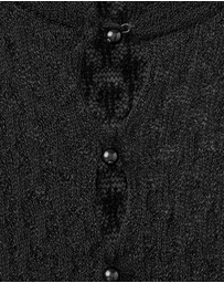 M.N.G - Openwork Knitted Sweater With Bead Fastening
