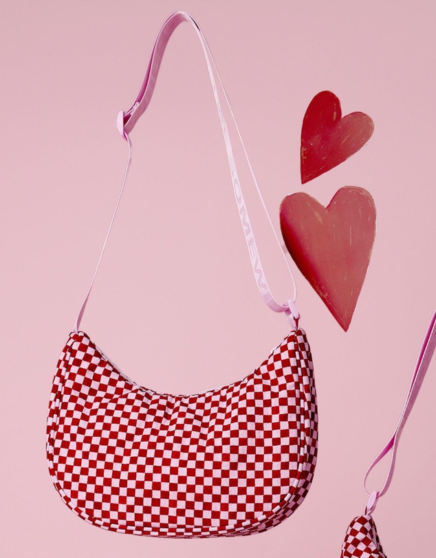 The Somewhere Co - Crimson Haze Small Crescent Bag