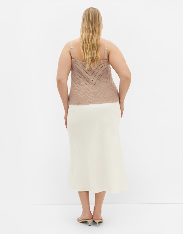 City Chic - Sarah Crochet Knit Top