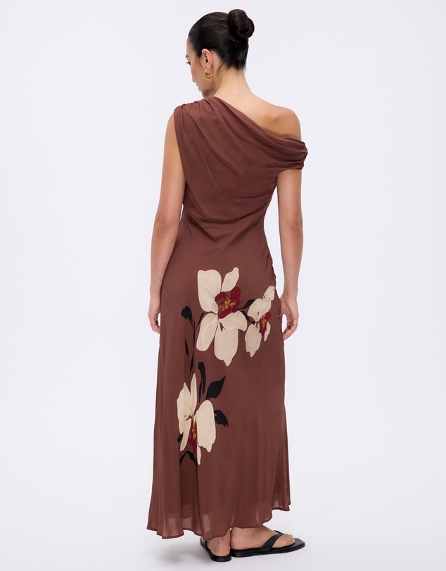 Minima Esenciales - Isla Off Shoulder Midi Dress