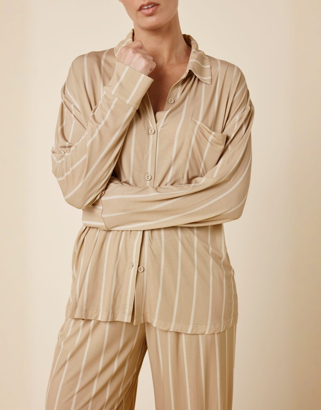 Gingerlilly - Harlow Bamboo Striped PJ Set