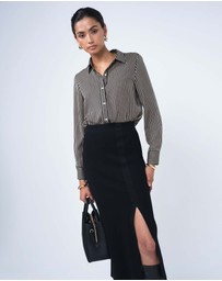 Forcast - Betty Knit Split Skirt