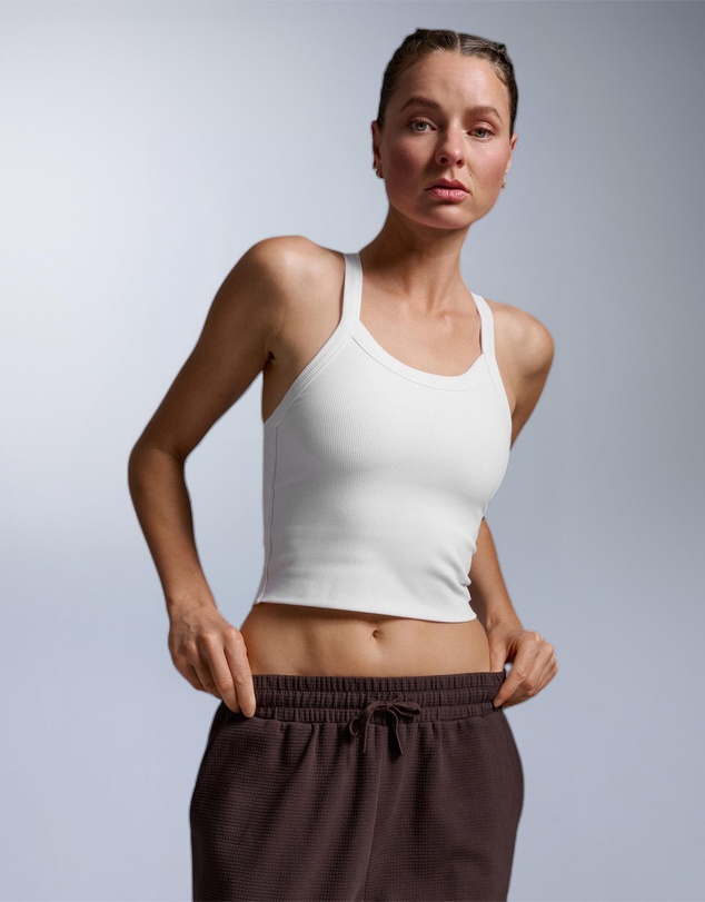 2XU - Fluid Tencel Rib Crop Singlet