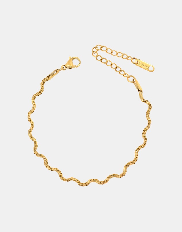 Zoe Olivia - Waterproof Solara Textured Wave Bracelet